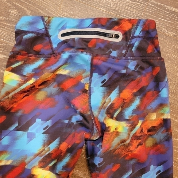 Athleta Sonar Color Burst Multi color yoga fitness leggings Size XS - Picture 10 of 10